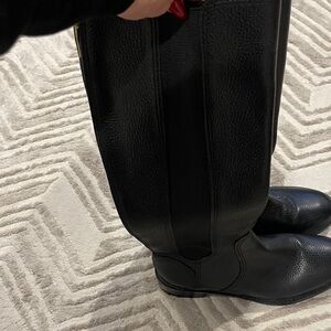 Tory Burch Black Riding Boots